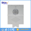 12W Motion Sensor All Ine One Integrated Solar LED Garden light with 3 years warranty